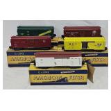(5) American Flyer S Gauge Train Cars - To Include