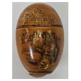 1893 Coulmbian Egg Wooden Needle Case