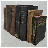 (9 Bd Vol) Asst Vintage  Railroad Books
