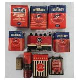 (10) Asst Antique Radio Batteries