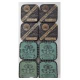 (8) Antique Tin Litho Typewriter Tins