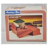 American Flyer Automatic Operating Oil Drum Loader