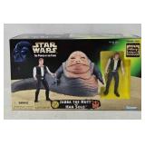 1996 Star Wars POTF Jabba The Hutt & Hans Solo