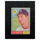 1961T #287 Car Yastrzemski 2nd Year Card