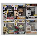 (6) Funko Pop  Figures (MIB)