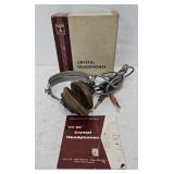 Clevite Model BA 220 Crystal Headphones w/Orig Box
