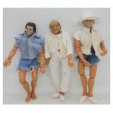 (3) Mego Dukes of Hazzard Action Figures