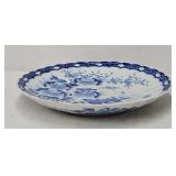 Japanese Arita Asian Blue and White Charger -