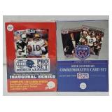 2 Factory Sealed Boxes NFL Pro Set Football Cards