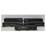 (5) American Flyer S Gauge Coach Cars - To Include