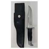 Buck #119 Hunting Knife w/Leather Sheath