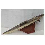 Vintage 24" Wooden Model Sailboat Hull