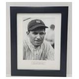 NY Yankees Mark Koenig Autographed Cut & Photo