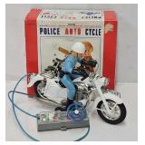 Bandai Japan Battery Operated Police Auto Cycle