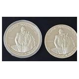 (2) 1982 Washington Commemorative Silver Halves