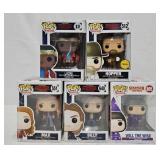 (5) Funko Pop Stranger Things Figures (MIB)