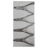 4 Pr. Orthopedic Mandible Bending Pliers