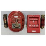 Vintage Fire Alarm Pull Boxes & Fire Extinguishers