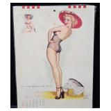 1957 Pin Up Calendar