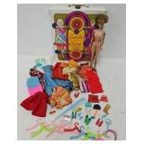 1965 Bend Leg Blond Barbie w/Case & Access.