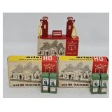 (3) Vintage Aristo-Craft HO Trackside Miniatures