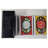 1954 KEM Floral Design Playing Cards