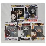 (5) Funko Pop Figures (MIB)