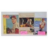 Phillies Robin Roberts Autographed Magazines & Ad