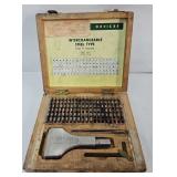 Vintage Pryor 1/8" Interchangeable Steel Punch Set