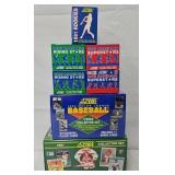 (7) Score Baseball Card Factory Sets