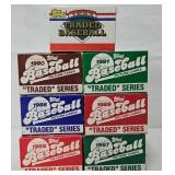 (7) Topps "Traded" Series Baseball Card Sets
