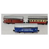 (3) Marklin 1 Gauge Train Cars