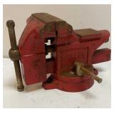 Vintage Fuller 4" Swivel Bench Vise - Working