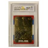 Michael Jordan 1993 Fleer 23KT Gold Signature
