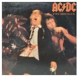 AC/DC "If You Want Blood" LP record