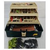 Large Fish & Tackle Box w/Contents