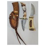 (2) 8" Fixed Blade Collector Knives