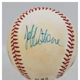 Phillies Jeff Stone Autographed Baseball