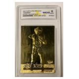 Tom Brady 2000 Fleer Ultra 23KT Gold Rookie Blue