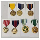 (7) US Military Campaign Medals