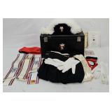 Knights of Columbus Hat,Cape,Sashes, Belt & Gloves