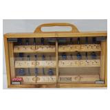 Tools - Ryobi (25 pc) Carbide Router Bit Set