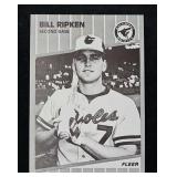 1988 Fleer Bill Ripken #616 Baseball Test Run Card