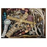 Lot Asst Jewelry and Watches