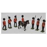 (7) Britains Coldstream Guard Die Cast Soldiers