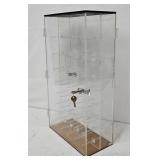 Plexiglas Locking Countertop Jewelry Display Case