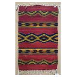 Handwoven Zapotec Indian Wool Rug by Tony Ruiz