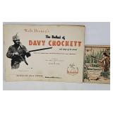 1928 Davy Crocket Booklet & 1955 Songbook