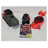 (3) GI Joe  & Cobra Vehicles