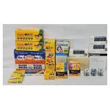 Asst New/Old Camera Film & Flash Bulbs